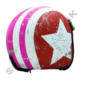 کلاه کاسکت موتورسیکلت وسپایی راپیدو | Red – STAR