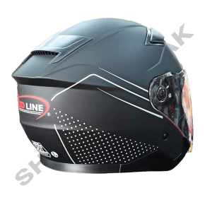 کلاه کاسکت بدون فک بلوتوث دار ردلاین مدل BLACK W23_Z