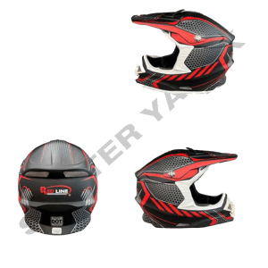 کلاه کاسکت کراسی ردلاین | BRW750- Redline