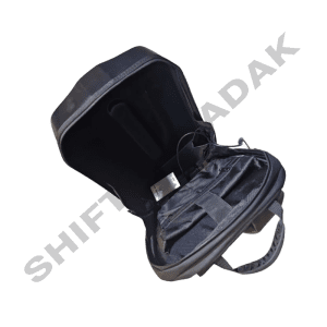 کوله پشتی هوشمند LED دار دو زیپ بزرگ موتورسیکلت (اپلیکیشن دار)