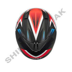 کلاه کاسکت بدون فک دی ای وان مدل ۴۰۳ رنگ RED GERAPHIC کد 01