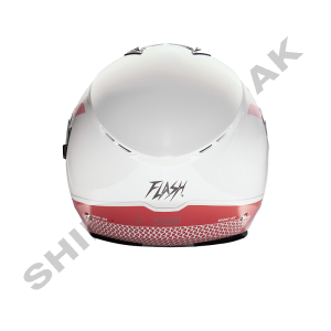 کلاه کاسکت موتورسیکلت بدون فک فلش مدل 852 glossy pink-white
