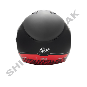 کلاه کاسکت موتورسیکلت بدون فک فلش مدل 852 matt red-black کد 01
